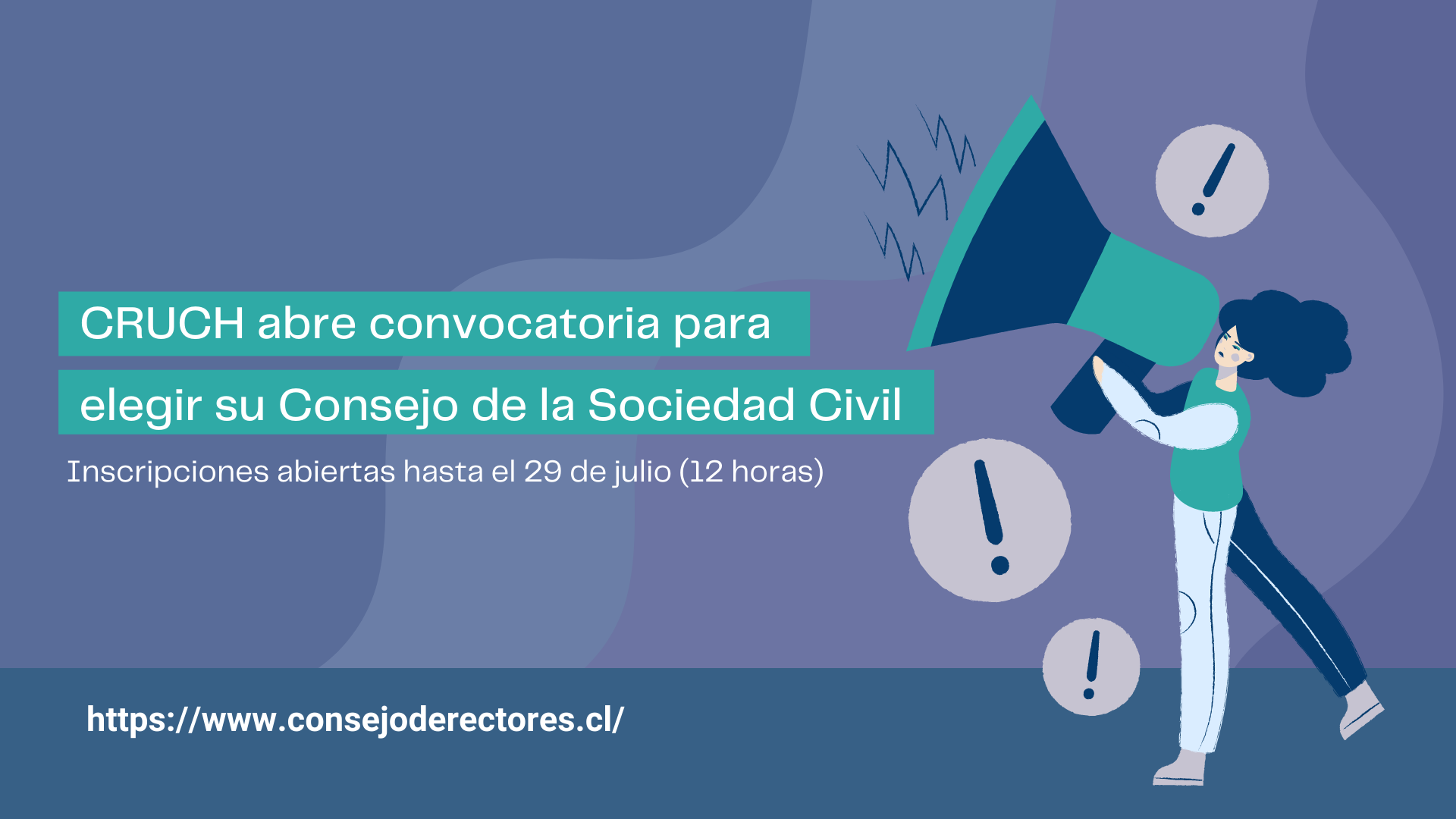 Consejo de Rectores abre convocatoria para conformar su COSOC 2022