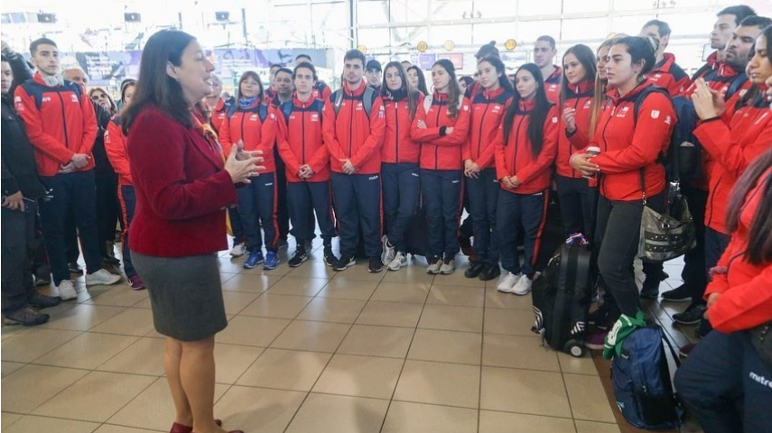 La Ministra de deportes Pauline Kantor, se compromete a trabajar con FENAUDE para seguir desarrollando el deporte universitario en Chile.